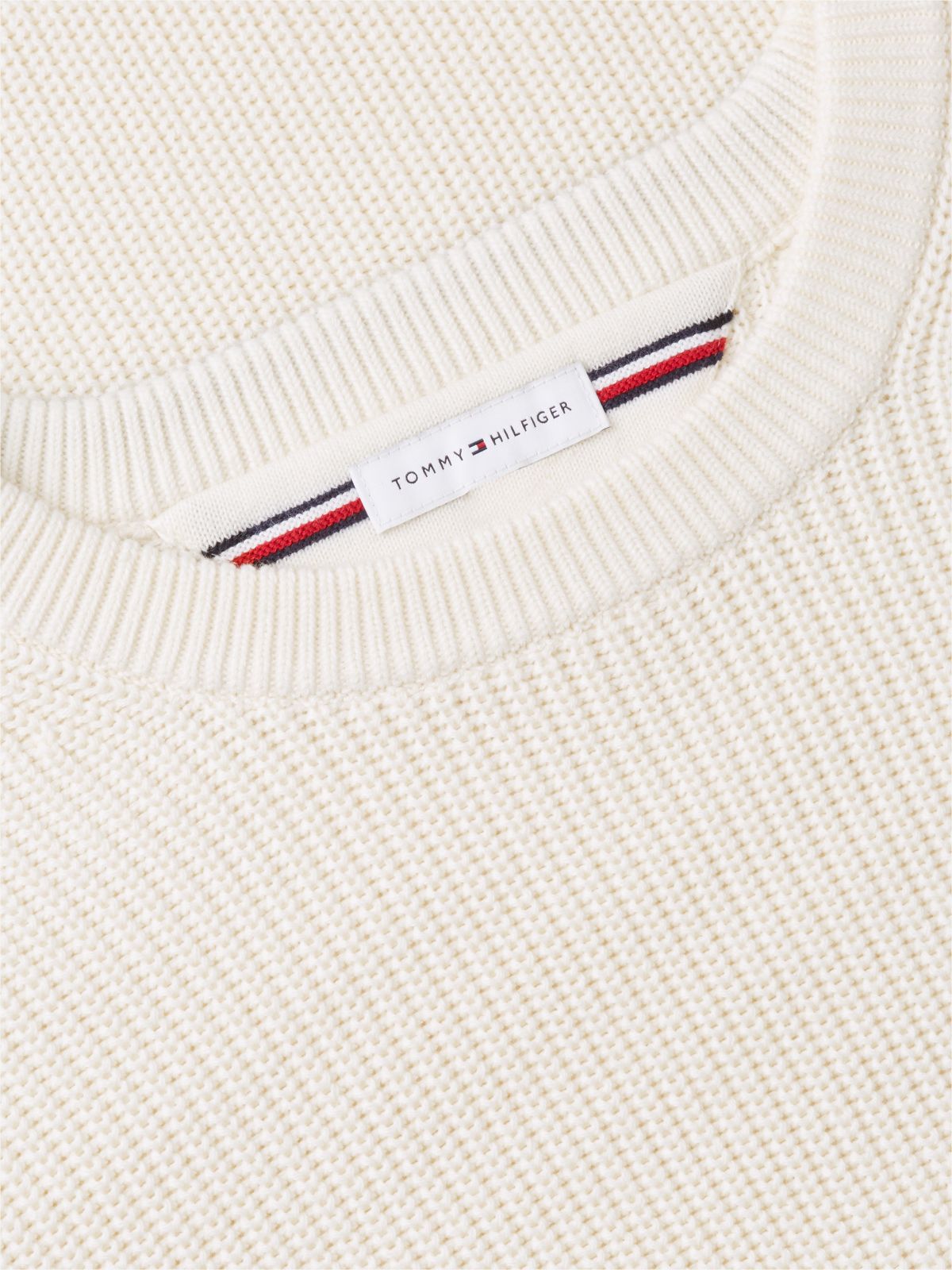 Tipped Cuff Crew Neck Jumper — Yellow