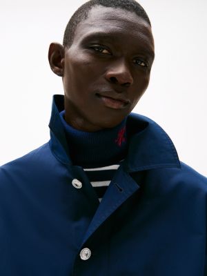 blue the runway collection oversized utility jacket for men tommy hilfiger