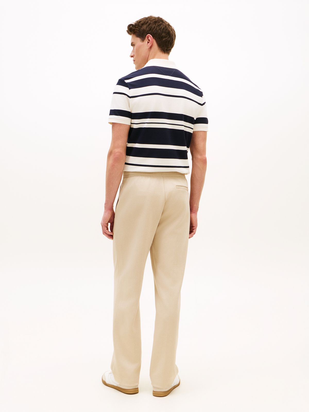 Intechno Knit Flag Embroidery Joggers — Khaki