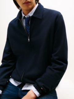 Flag Embroidery Terry Ivy Jacket — Blue 2