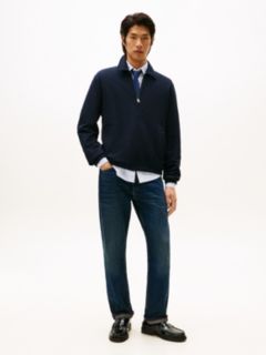 Flag Embroidery Terry Ivy Jacket — Blue 3