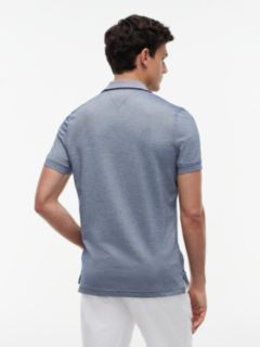 New York Label Performance Regular Fit Polo Shirt — Blue 4