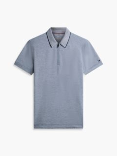 New York Label Performance Regular Fit Polo Shirt — Blue 5