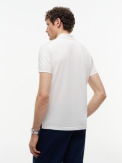 New York Label Performance Regular Fit Polo Shirt — White 4