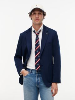 New York Label Performance Regular Fit Blazer — Blue 1
