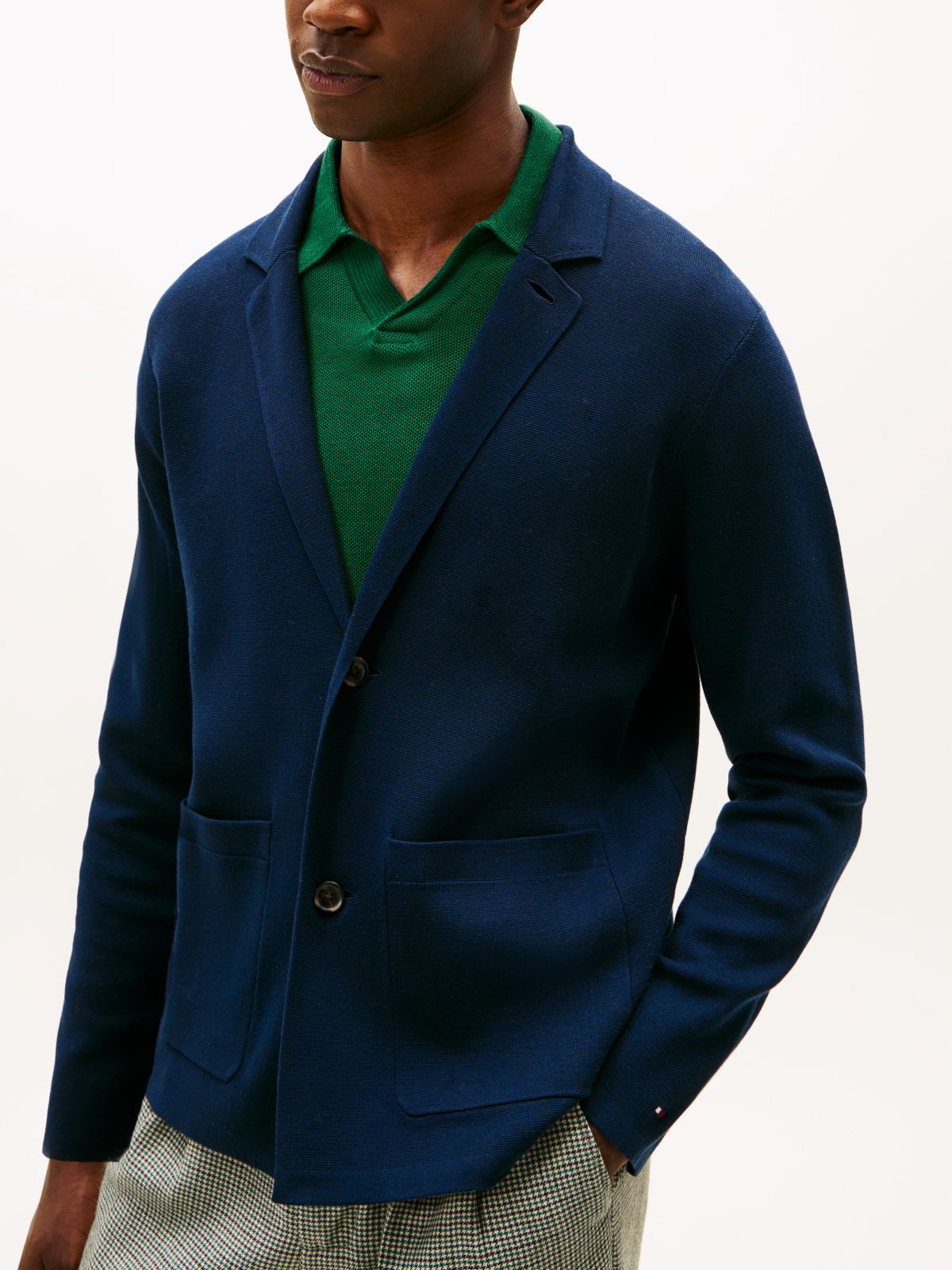 Smart Casual Regular Fit Single Breasted Blazer — Blue