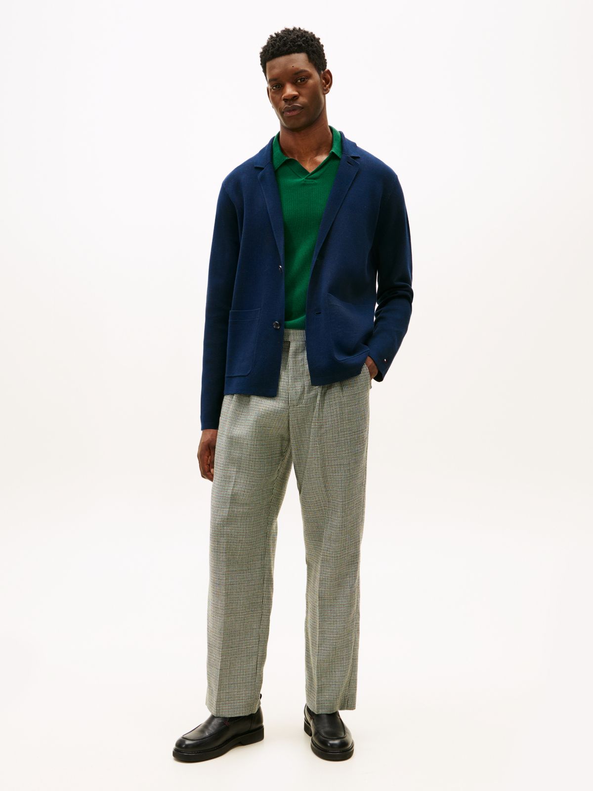 Smart Casual Regular Fit Single Breasted Blazer — Blue