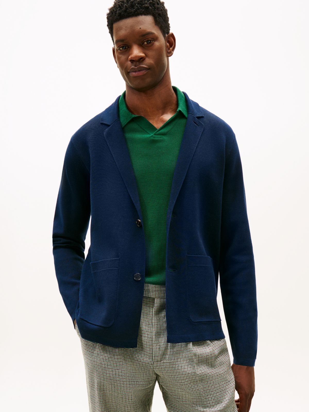 Smart Casual Regular Fit Single Breasted Blazer — Blue