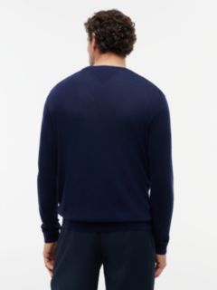 New York Label Crew Neck Jumper — Blue 4