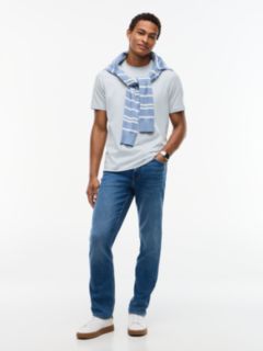New York Label Crew Neck T-Shirt — Blue 2