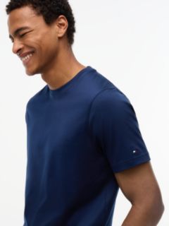 New York Label Crew Neck T-Shirt — Blue 3