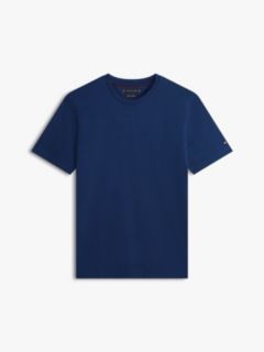 New York Label Crew Neck T-Shirt — Blue 5