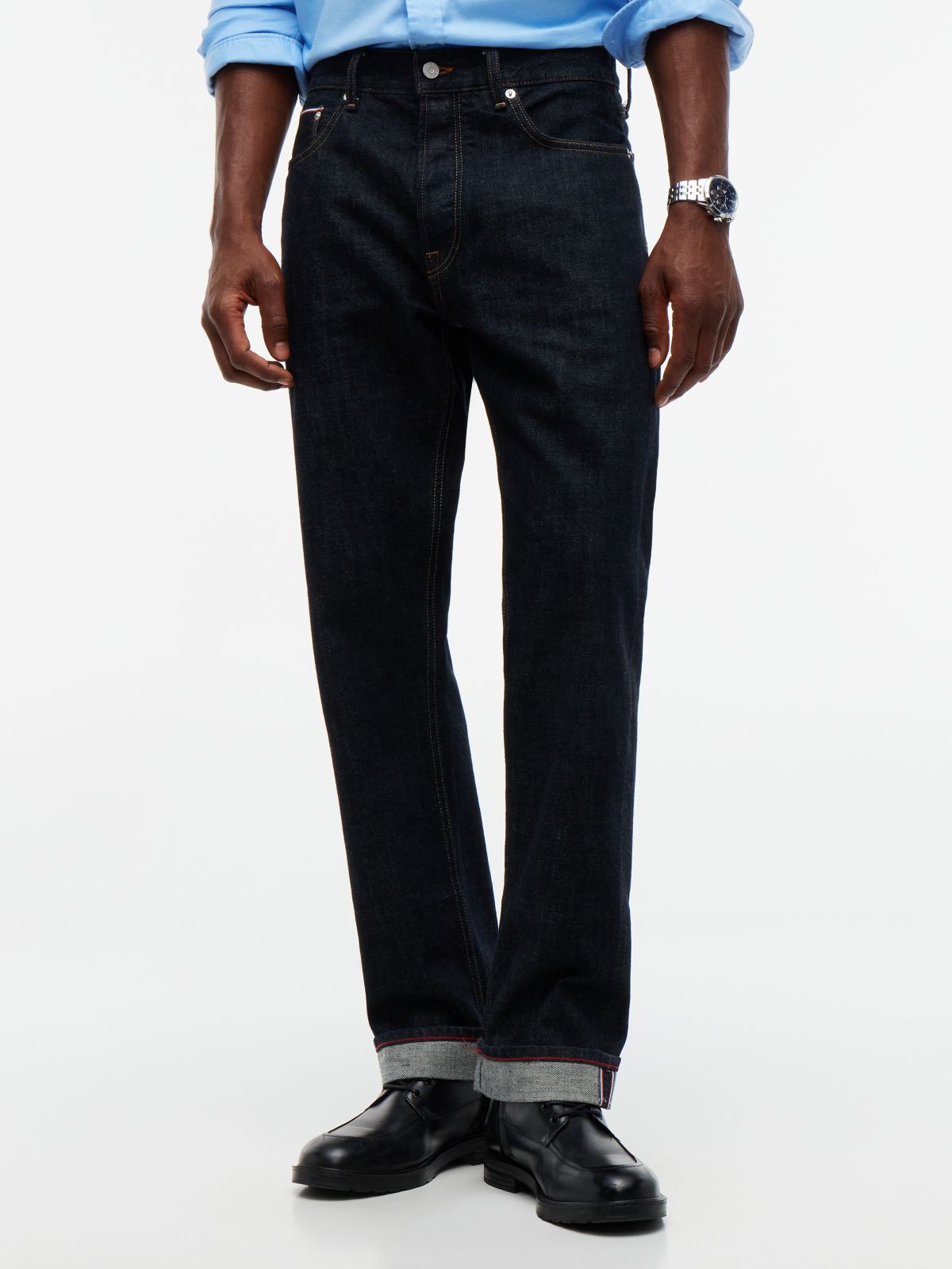Dover Regular Straight Selvedge Jeans — Blue