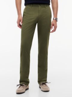 Denton Slim Straight Micro Print Chinos — Green 1