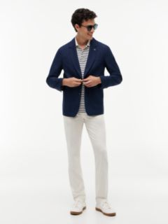 Denton Slim Straight Micro Print Chinos — Yellow 2