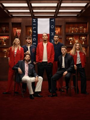 blue cable knit polo jumper for men tommy hilfiger