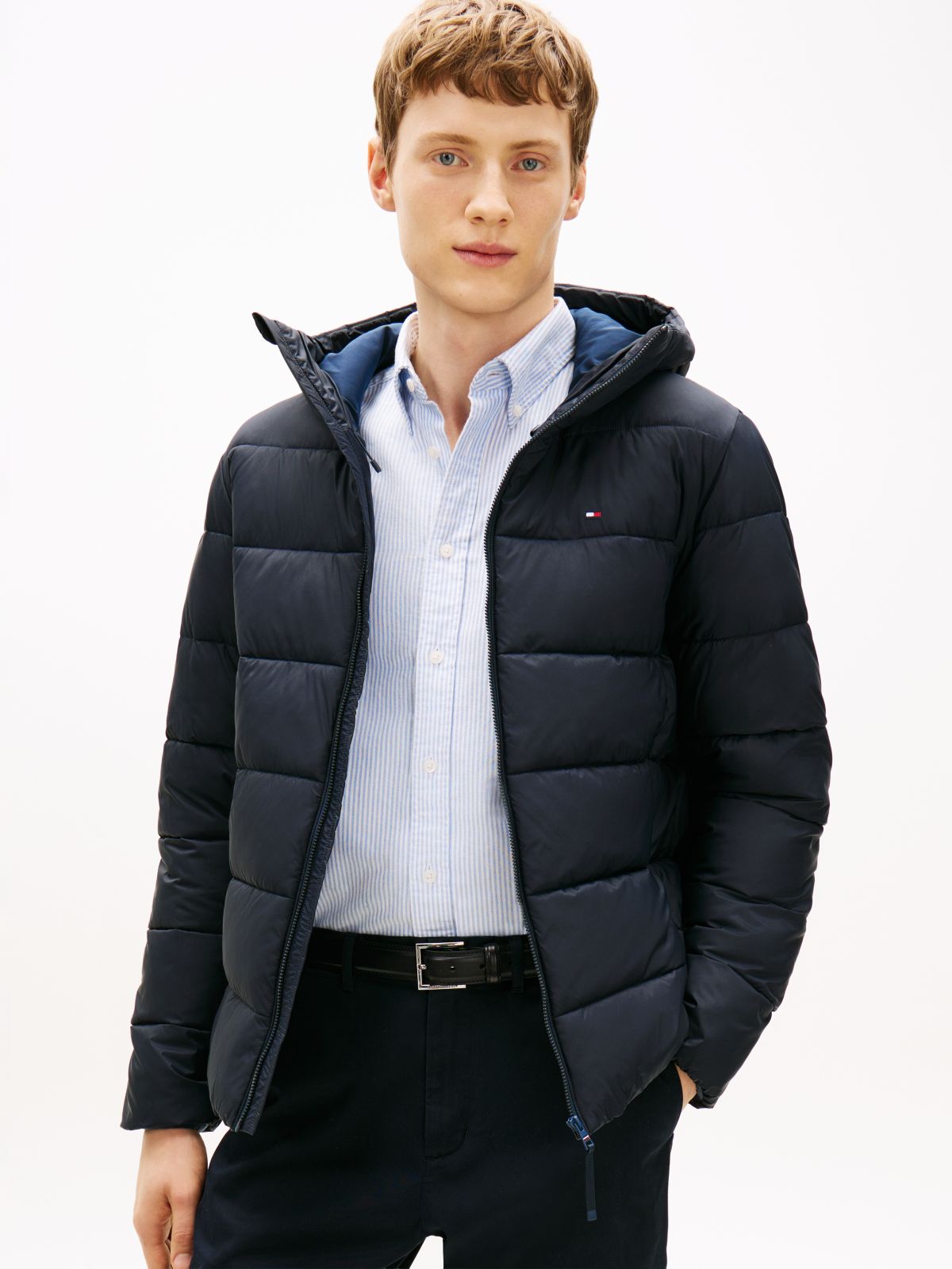 Water Repellent Thermal Ripstop Padded Jacket — Blue