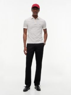 Denton Slim Straight Leg Twill Chinos — Black 2