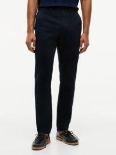Denton Slim Straight Leg Twill Chinos — Blue 2