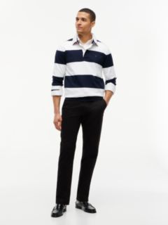 Harlem Tapered Leg Twill Chinos — Black 2