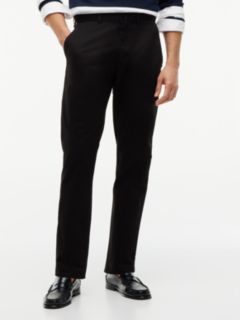 Harlem Tapered Leg Twill Chinos — Black 1