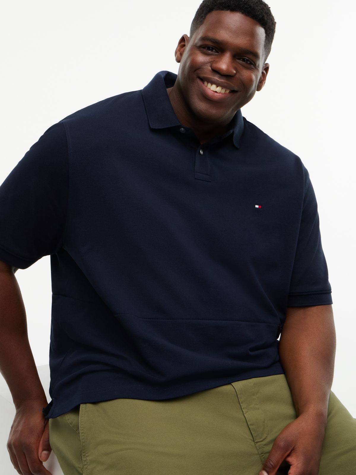 Plus 1985 Regular Pique Polo Shirt — Blue