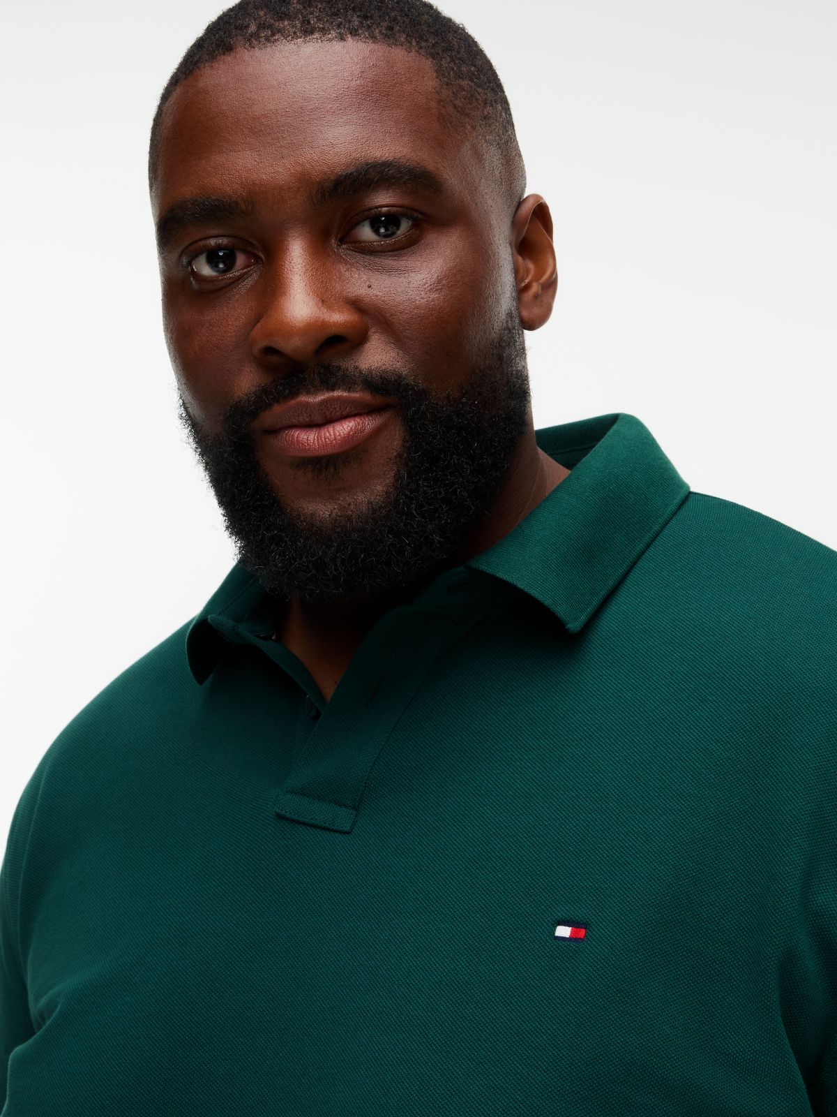 Plus 1985 Regular Pique Polo Shirt — Green