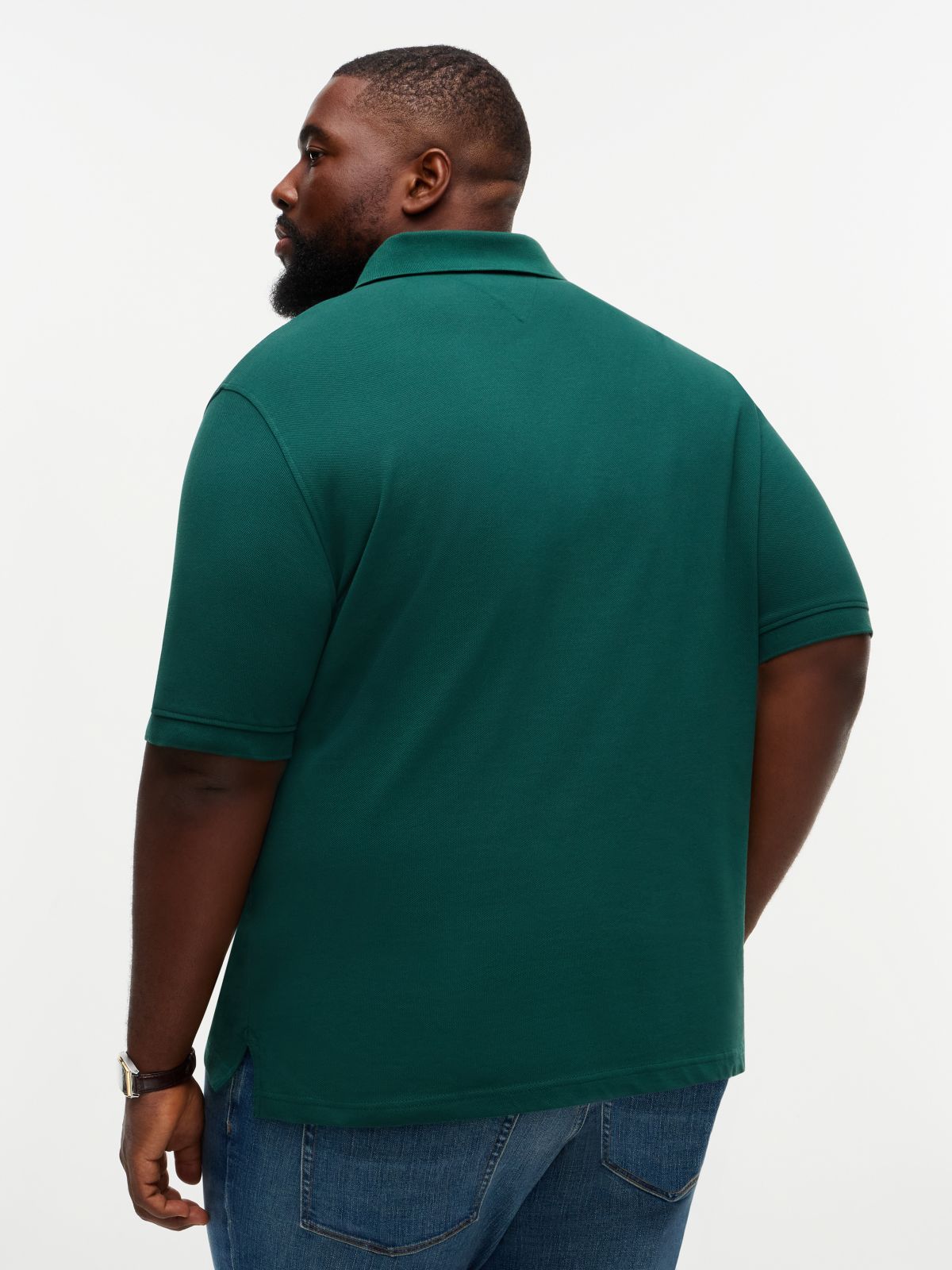 Plus 1985 Regular Pique Polo Shirt — Green