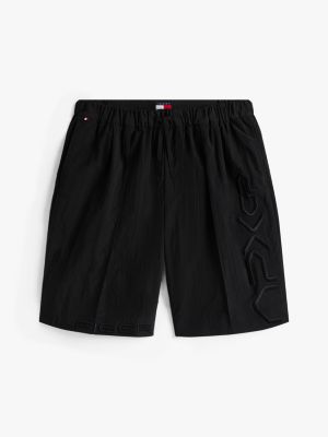 schwarz the apxgp collection shorts mit stickerei für herren - tommy hilfiger