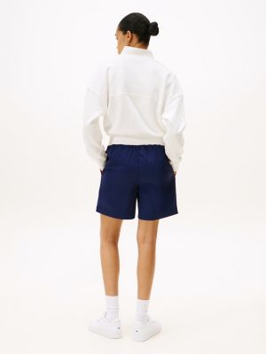 blauw sail amsterdam relaxed fit short voor heren - tommy hilfiger