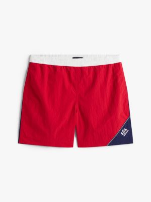 blauw sail amsterdam relaxed fit short voor heren - tommy hilfiger