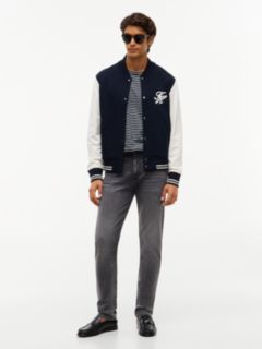 Bleecker Slim Whiskered Jeans — Grey 2