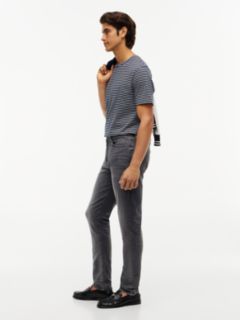 Bleecker Slim Whiskered Jeans — Grey 3