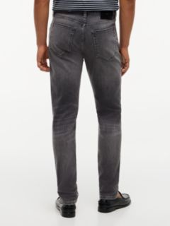 Bleecker Slim Whiskered Jeans — Grey 5