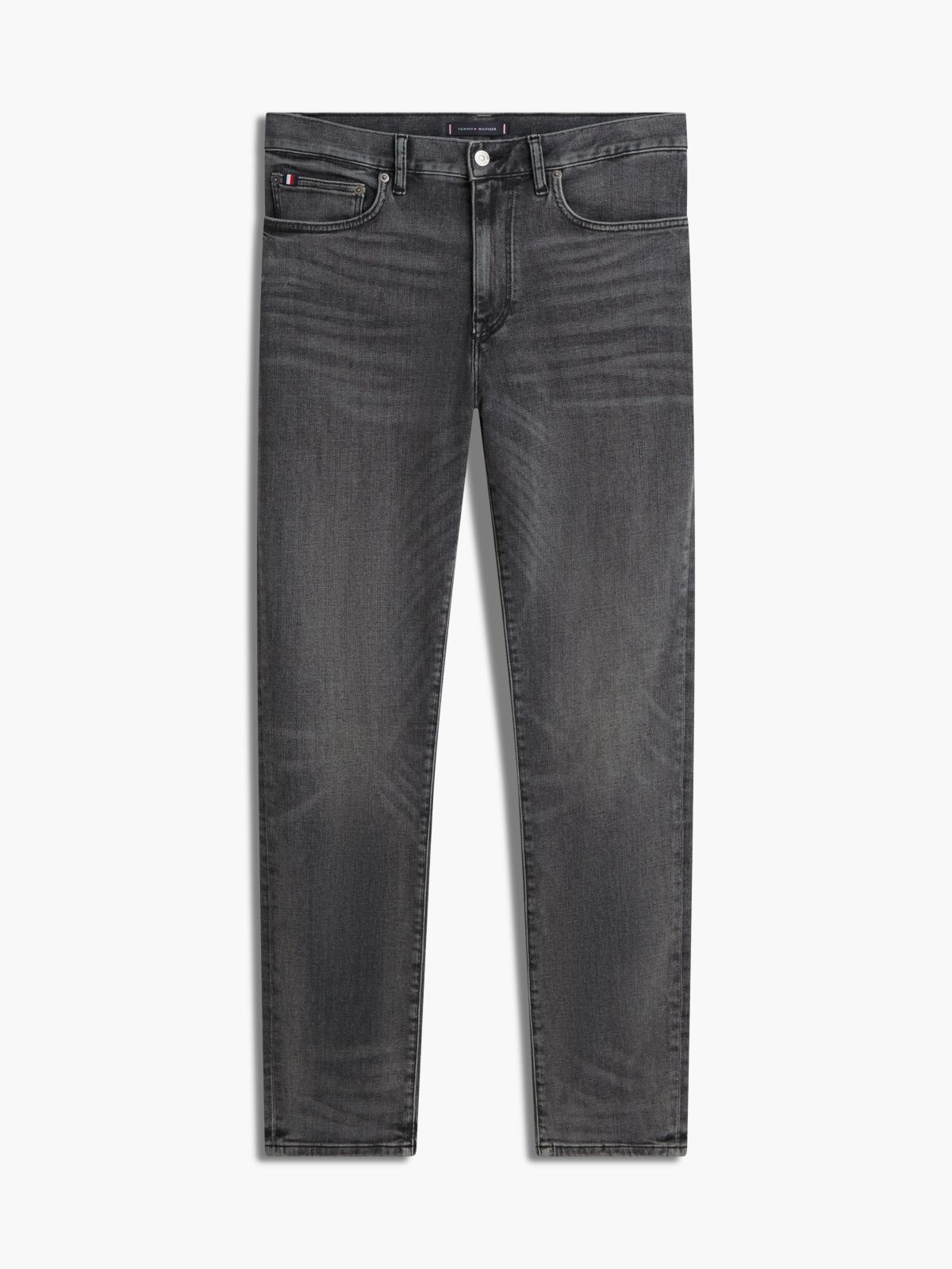 Bleecker Slim Whiskered Jeans — Grey