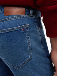 Denton Slim Straight Whiskered Jeans — Blue 3