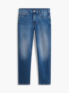 Denton Slim Straight Whiskered Jeans — Blue 5