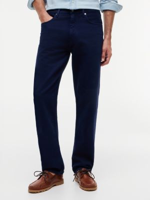 blue dover gewaschene regular straight leg jeans für herren - tommy hilfiger