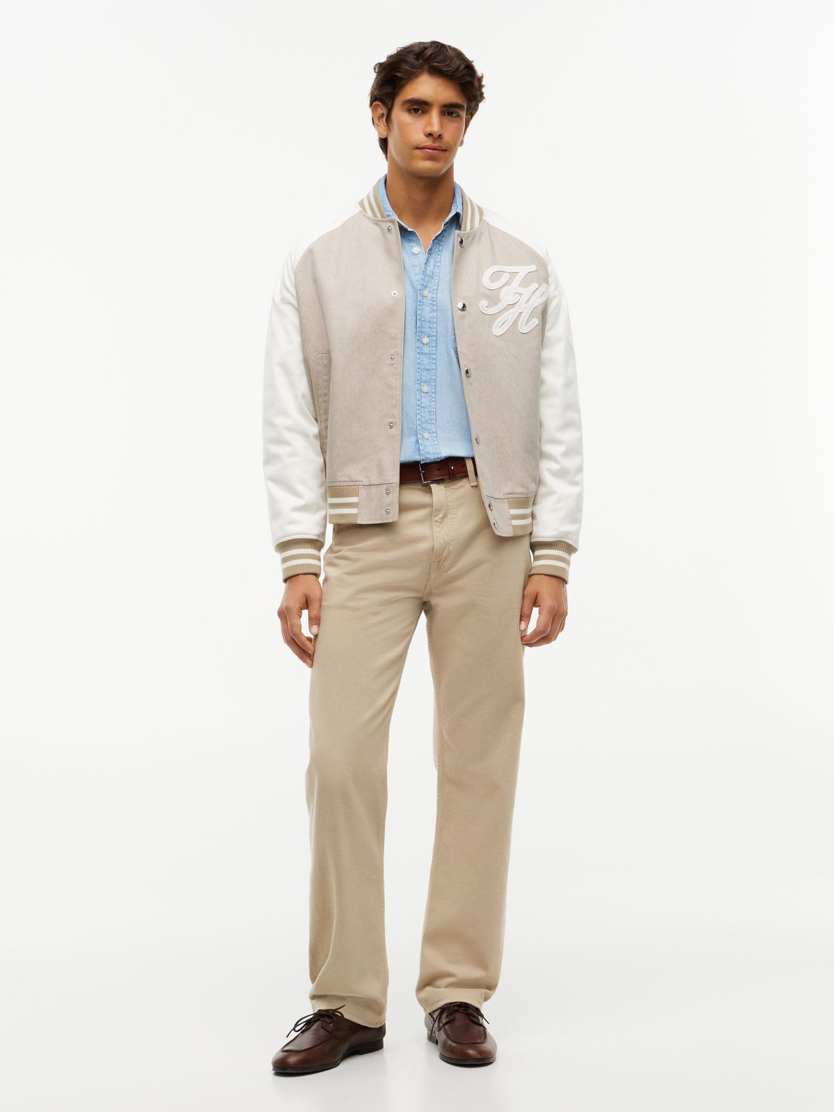 Dover Regular Straight Washed Jeans — Khaki