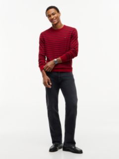 Dover Regular Straight Whiskered Black Jeans — Grey 2