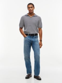 Dover Regular Straight Whiskered Selvedge Jeans — Blue 2