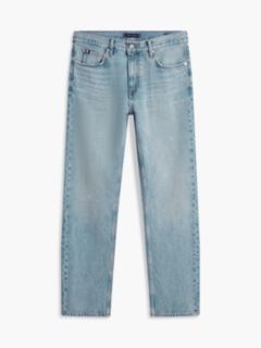 Dover Regular Straight Whiskered Jeans — Blue 5