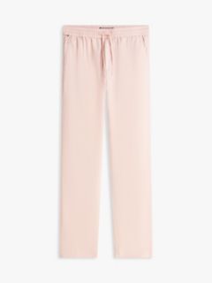 Harlem Tapered Leg Linen Blend Chinos — Pink 5