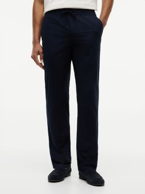 blue denton leichtgewichtige slim fit chinos für herren - tommy hilfiger
