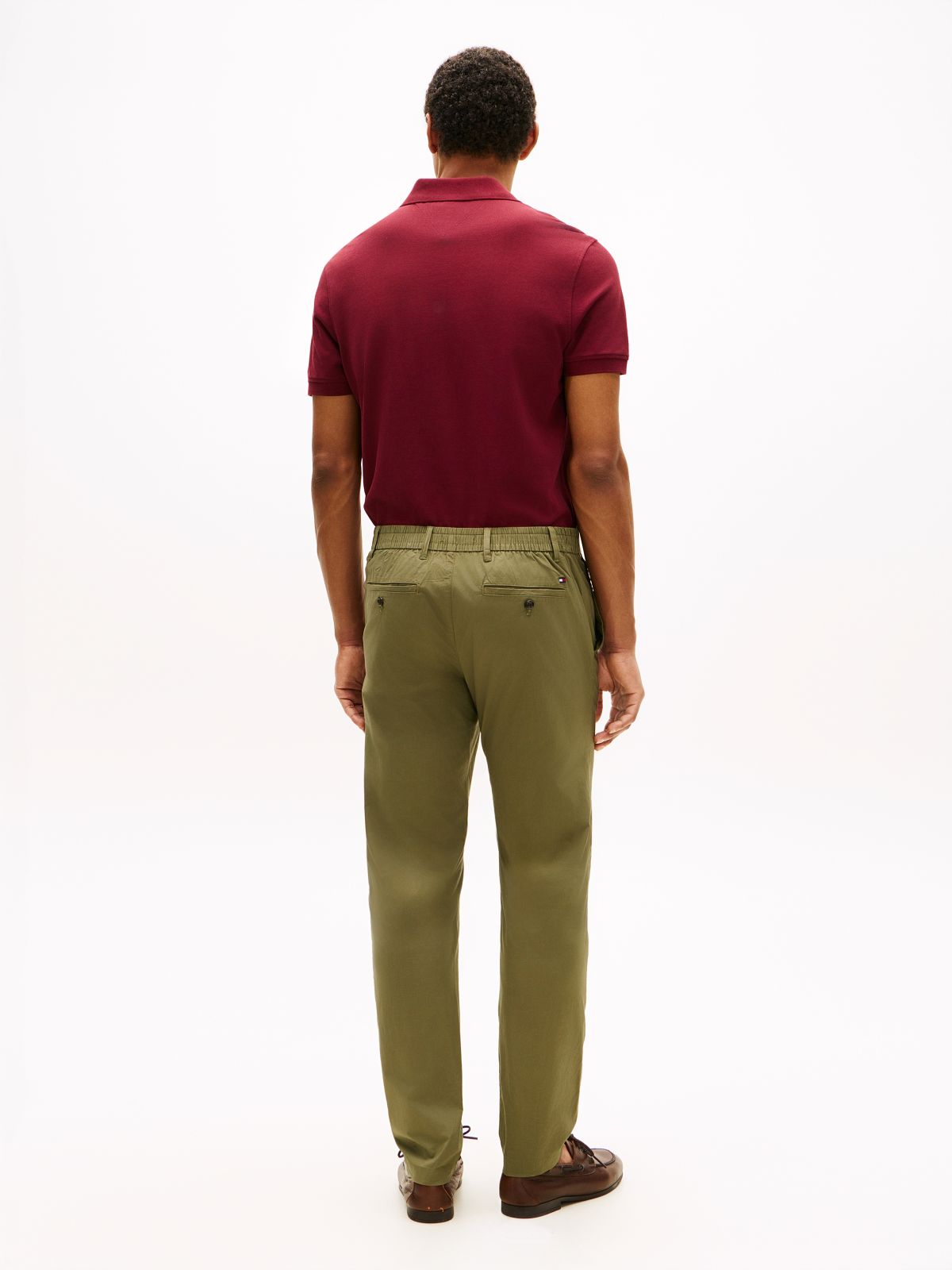 Harlem Lightweight Tapered Leg Chinos — Green