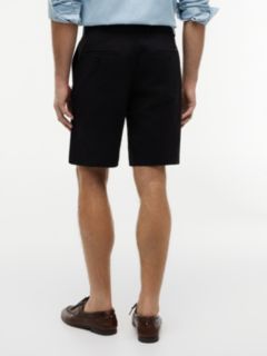 Denton Slim Straight Belted Chino Shorts — Black 4