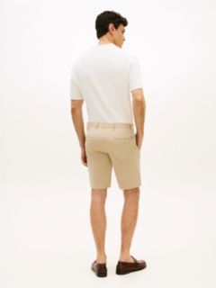 Denton Slim Straight Belted Chino Shorts — Khaki 4