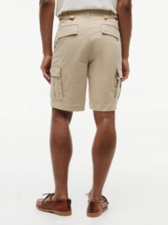Twill Relaxed Cargo Shorts — Khaki 4