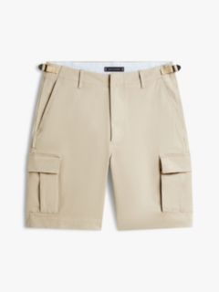 Twill Relaxed Cargo Shorts — Khaki 5