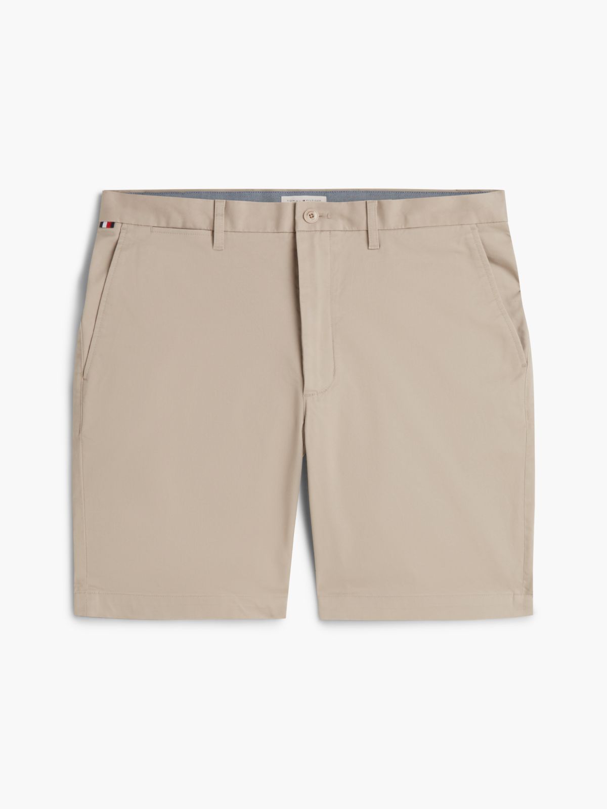 Dover Regular Straight Twill Chino Shorts — Khaki